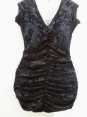 Vestido em Veludo - Preto